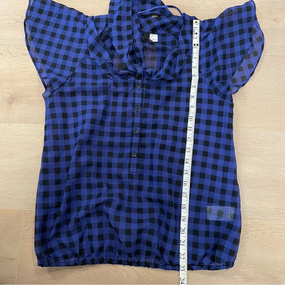 💗 H&M Purple Gingham Blouse - Picture 7 of 7